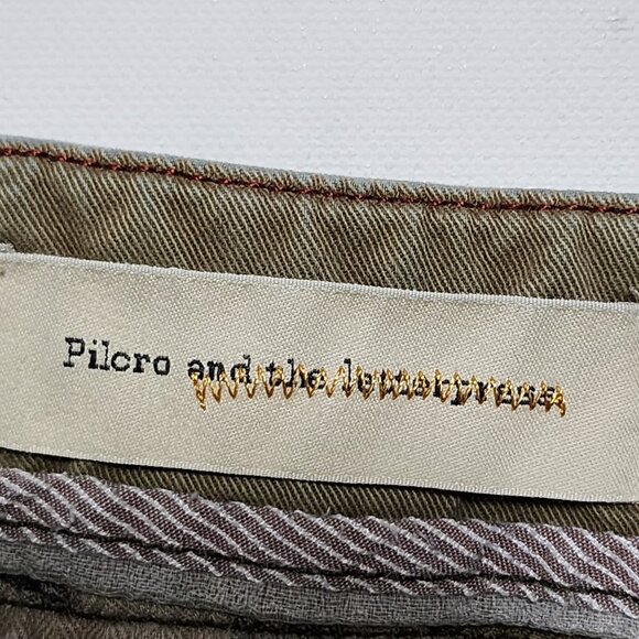 Pilcro & The Letterpress Cotton Stretch Mid Rise Skinny Moto Pants - Picture 7 of 9